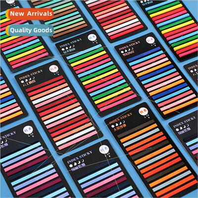 Korea Colorful Exmely Fine Index Stickers Transparent Key Ma