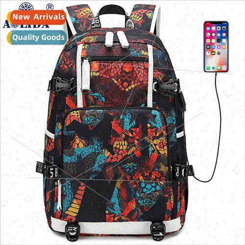High-color schoolbag ins Korea shoulders backpack male new s