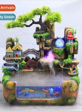 New 适用tune Home Decor Fountain Water Crafts Bonsai Humidif