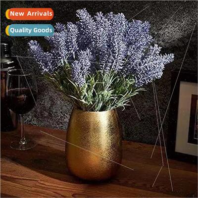 Project handmade flocking simulation lavender flower arrange