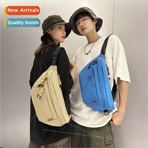 new Korean nylon cloth sports chest bag men nd students shou