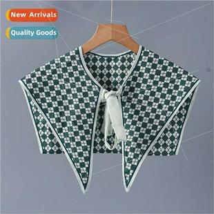 printing popular hobnail Green shawl sided knot decor double