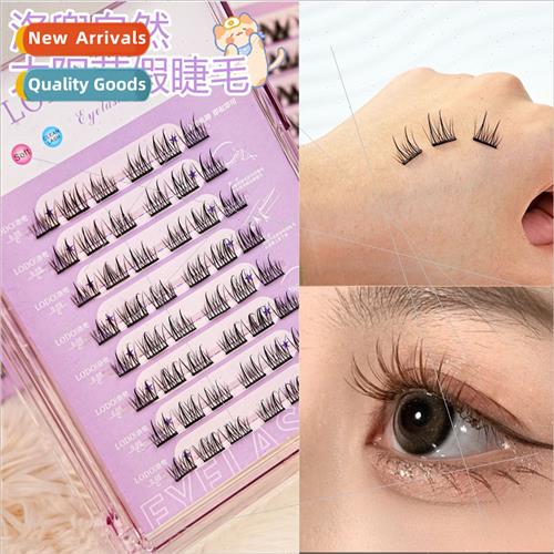 New self-adhesive lazy trilogy false eyelashes whout glue re