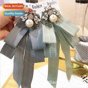 Brish college student Lapel tie female bow stewardes flowers