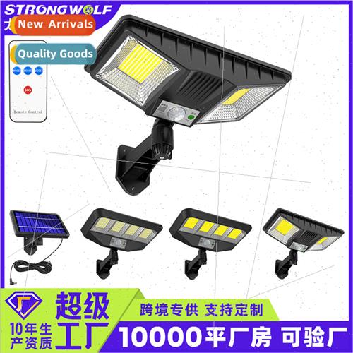 New spl remote control solar wall light outdoor waterprobody