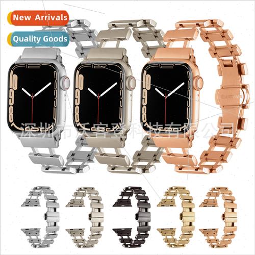 适用Apple Watch iWatch876se543 Generation Skeleton Stainless