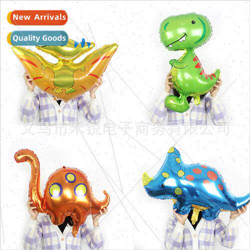 New ins blue horned dragon cute dragon brontosaurus pterodac