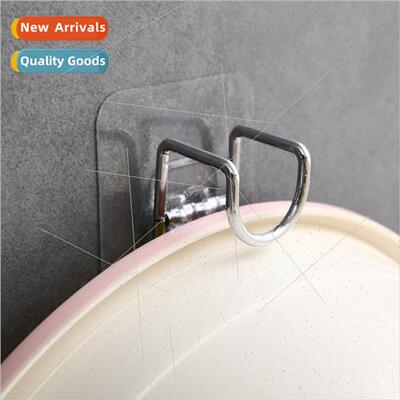 No-hole bathroom kchen stick-on basin hooks bathroom wall -m