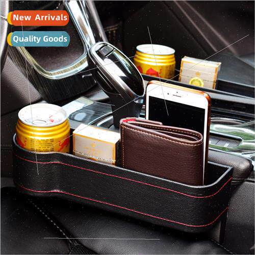 Car Seam Organizer Car Seat Seam Clutter Box Cup Holder Leat