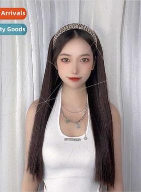 Europe wigs 适用women vintage wide edge hair bands one-piece