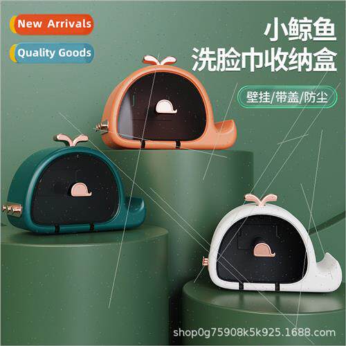 No-Punch Washcloth Organizer Multi-functional Small Whale Wa