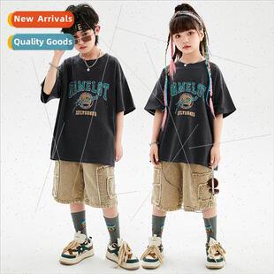 Set dance children tide clothing hip-hop loose juvenile hiph