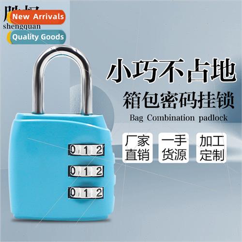 Zinc alloy metal combination lock mini padlock drawer locks