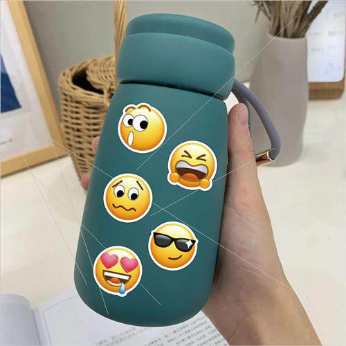 60 -repeating emoji emoticon stickers sweaty soybean  cup ph