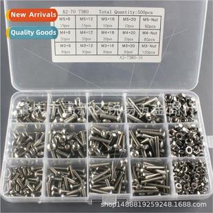M5304 round cap screws socket hexagon 500pcs head