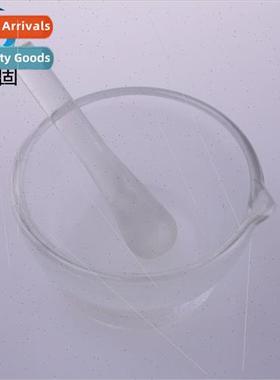Glass mortar pestle 120mm Chinese medicine mortar pestle Bow
