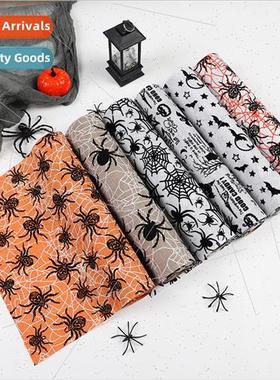 New Halloween table flag tablecloth fine linen printing floc