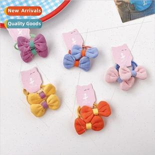 bins pai Korean rope children hair bow girls new 2021
