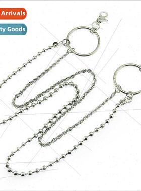 2019 Europe men retro punk waist chain pants chain multi-lay