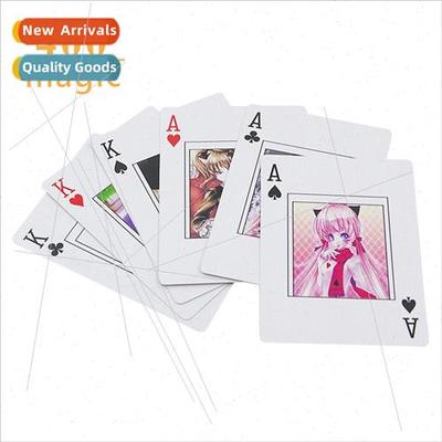Cartoon beauty temptation deck cards close-up magic props go