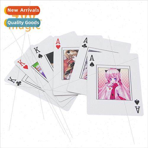 Cartoon beauty temptation deck cards close-up magic props go