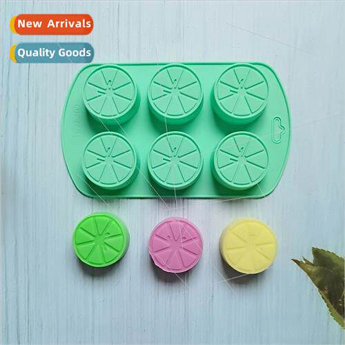 6 round lemon 621 silicone mold candy pudding mold cake plug