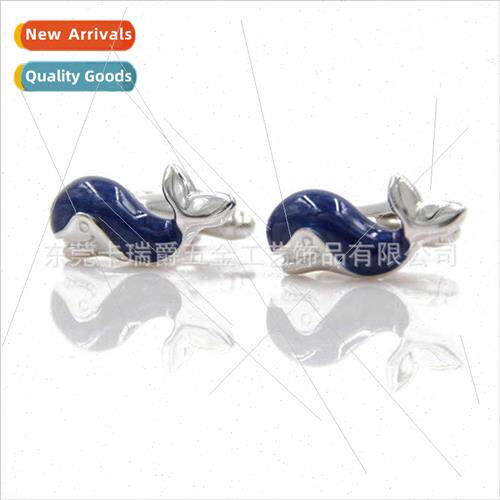 Funny shark-shaped cufflinks cufflinks men French cufflinks