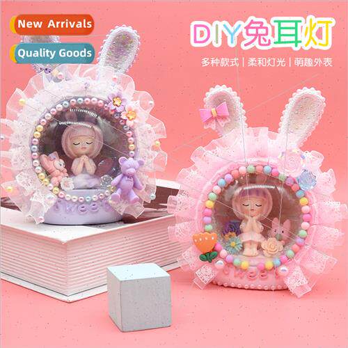 Rabb ears lamp new night light children handmade diy product