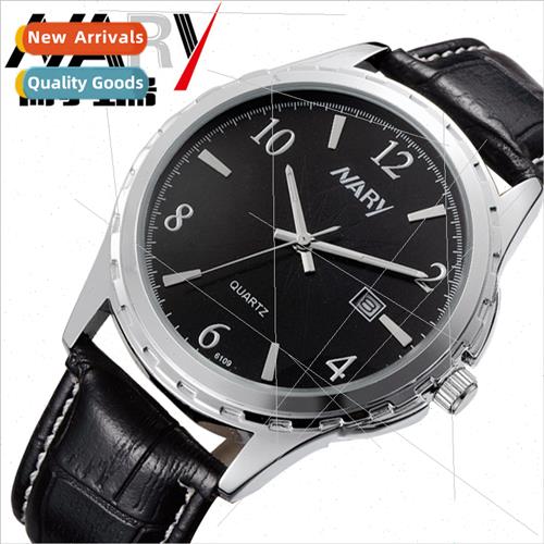 Classic mple Men Watch Waterproof Business Quartz Watch Belt-封面