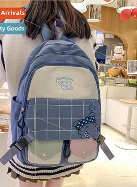 2023 Spring new casual shoulder bag large capacy student sch