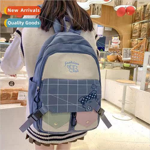 2023 Spring new casual shoulder bag large capacy student sch