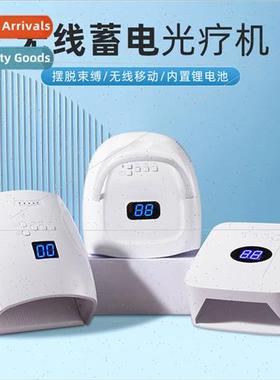 Wireless accumulator light therapy machine nail baking lamp