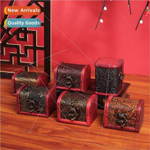 Wooden box retro wooden crystal packaging box film  shooting
