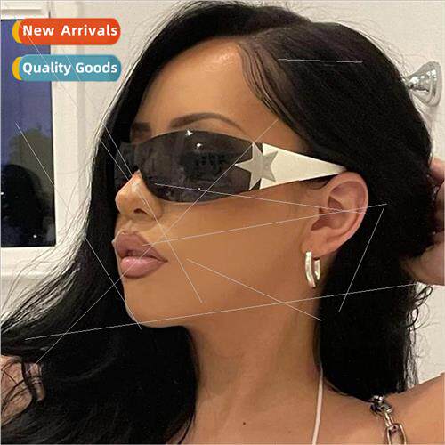Pentagram Rimless Europe One Piece Sunglasses Aviator Trend