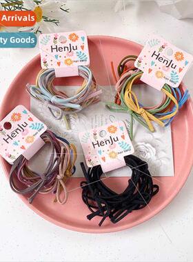 ins cute basic  6 pack hair tie hair band high elasticy simp