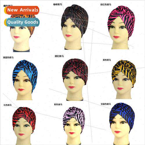 New Indian cap Adult zebra striped skullcap Men and women ea