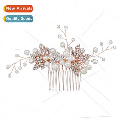 Fashion wedding hair accessories handmade pearl diamond inse