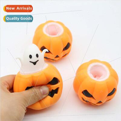 Halloween Spooky Pumpkin Squishy Vent Spooky Fun Squeeze Sss