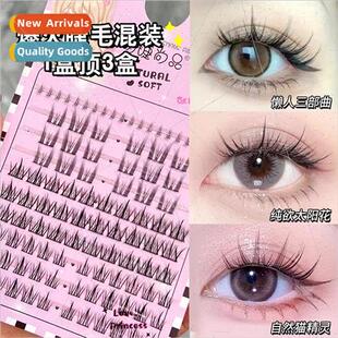 Wide Stem Trilogy Sunflower Crescent Lower Lashes Mixed Pack