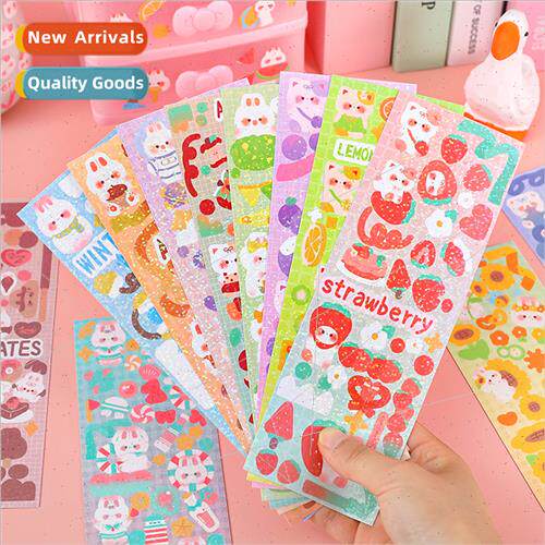Cartoon joy four seasons stickers girl heart diy goo card se