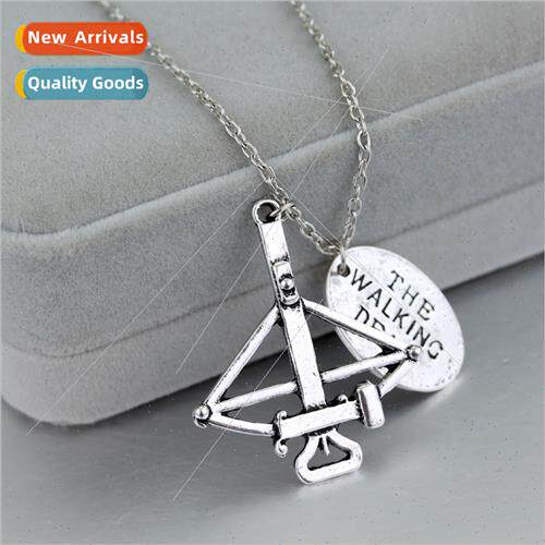 Movie around the walking dead bow and arrow necklace creativ