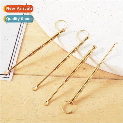 Bamboo ear spoon pure copper ear spoon bamboo ear scoop ear