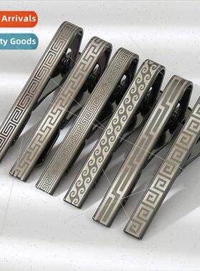 Men Fashion Business mple G Tie Clip Geometric High-grade 6c