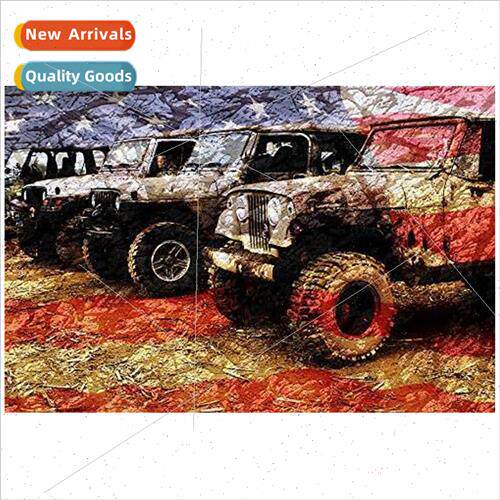 Full diamond sticky diamond painting off-road mountain bike