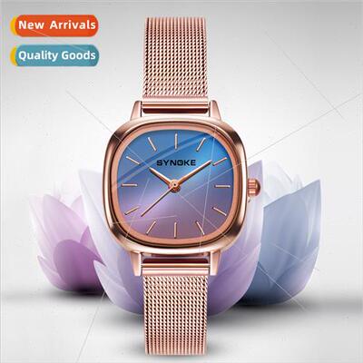Fashion Trend Rose Gold Mesh Strap Quartz Watch Watch Ladies