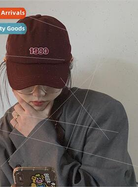 Ins tide show face small baseball cap female Korean  spring