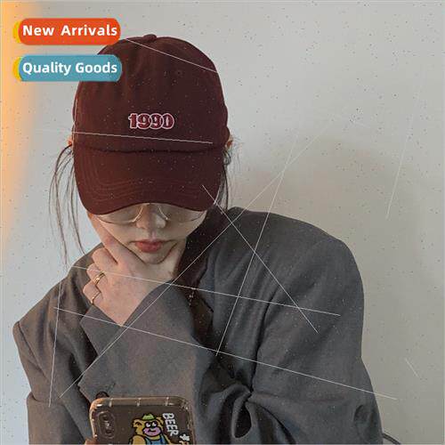 Ins tide show face small baseball cap female Korean  spring