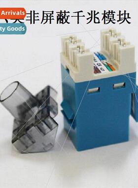 Gold-plated CAT6E Category 6 Unshielded RJ45 Network Module