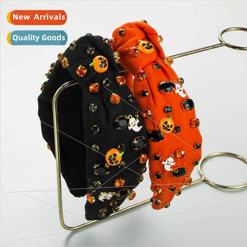 new Halloween hair bands high skull top spooky pumpkin ghost