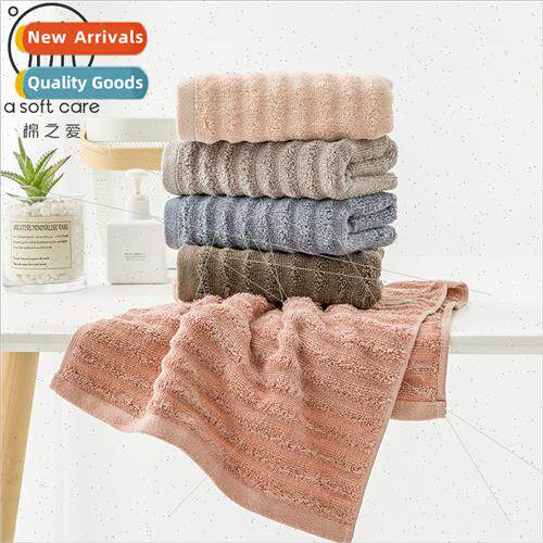 32 strands cotton towel adult plain wave pattern is not easy
